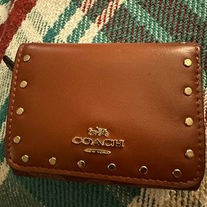 Small Trifold Coach authentic wallet